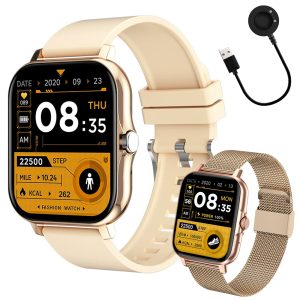 Älykello Bluetooth-puheluilla, sykemittarilla ja SpO₂-mittauksella – 2 ranneketta