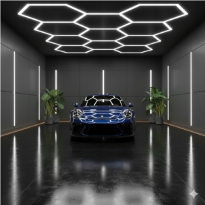 Hexagon 11L LED-valaisinsarja 460 W 419 × 301 cm – 6500 K