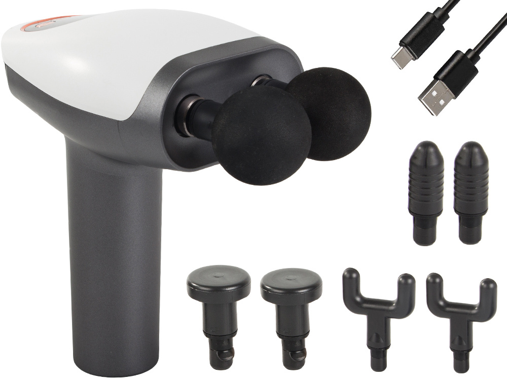 Hierontavasara LCD-näytöllä – 10 tehotasoa, 8 hierontapäätä, USB-C - Image 12
