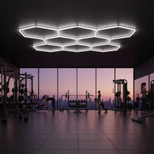 Hexagon 8L LED-valaisinsarja 350 W 315 × 301 cm – 6500 K