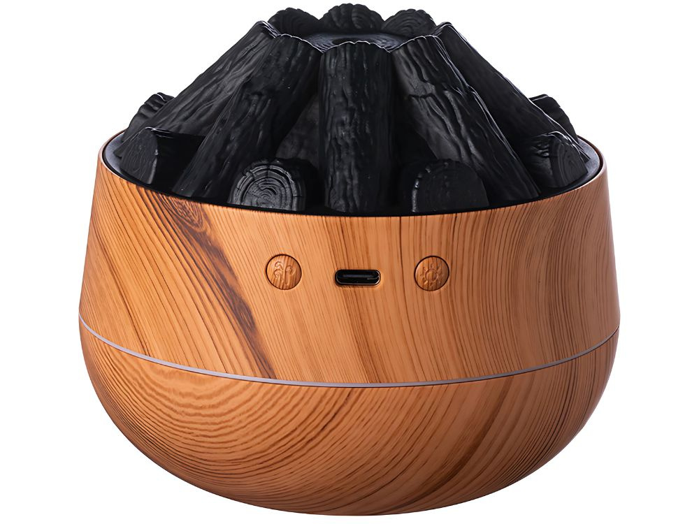 LED-ilmankostutin USB – takkavalo-tehosteella, 300 ml - Image 4