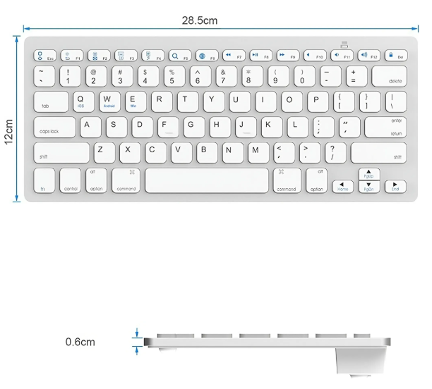 Langaton Bluetooth-näppäimistö 2,4 GHz – Windows- ja Android -laitteille - Image 6
