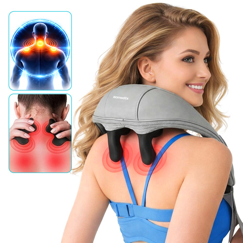 Shiatsu niskahieroja langaton – lämmitys-toiminto, USB-C, 22,2 W - Image 6