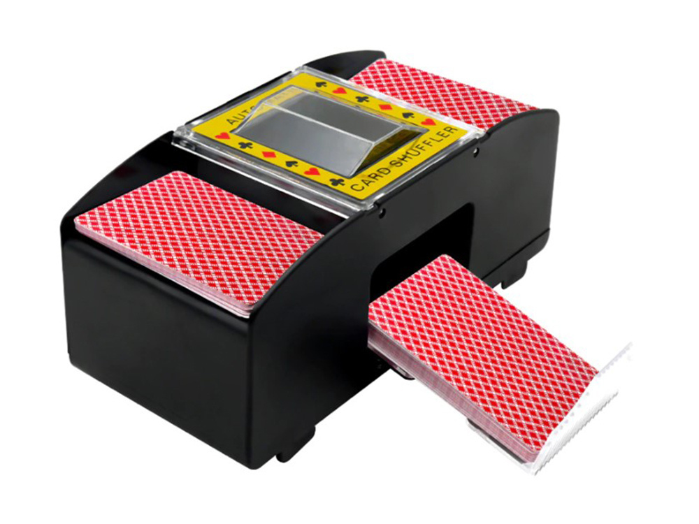 Automaattinen kortinsekoittaja pokeriin – 2 korttipakalle - Image 7