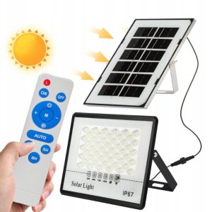 Aurinkokenno-valaisin 30 W – hämärätunnistin, kaukosäädin