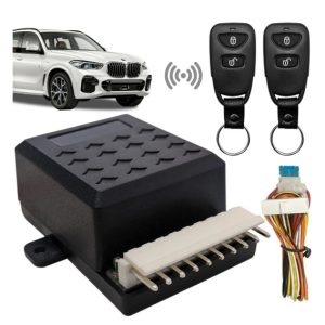 Universaali keskuslukituksen kauko-ohjain – 2 kaukosäädintä, 12 V, 433,92 MHz
