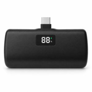 Mini USB-C -varavirtalähde 5000 mAh LCD-näytöllä