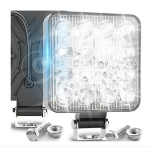16 LED -työvalo 12–24 V – 48 W, 8000 lm, IP67