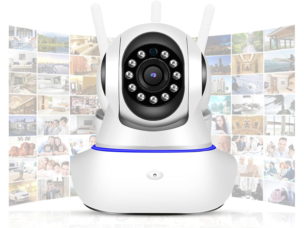 WiFi IP -valvontakamera sisäkäyttöön – HD, yökuvaus, liikkeentunnistus ja kaksisuuntainen ääni - Image 10
