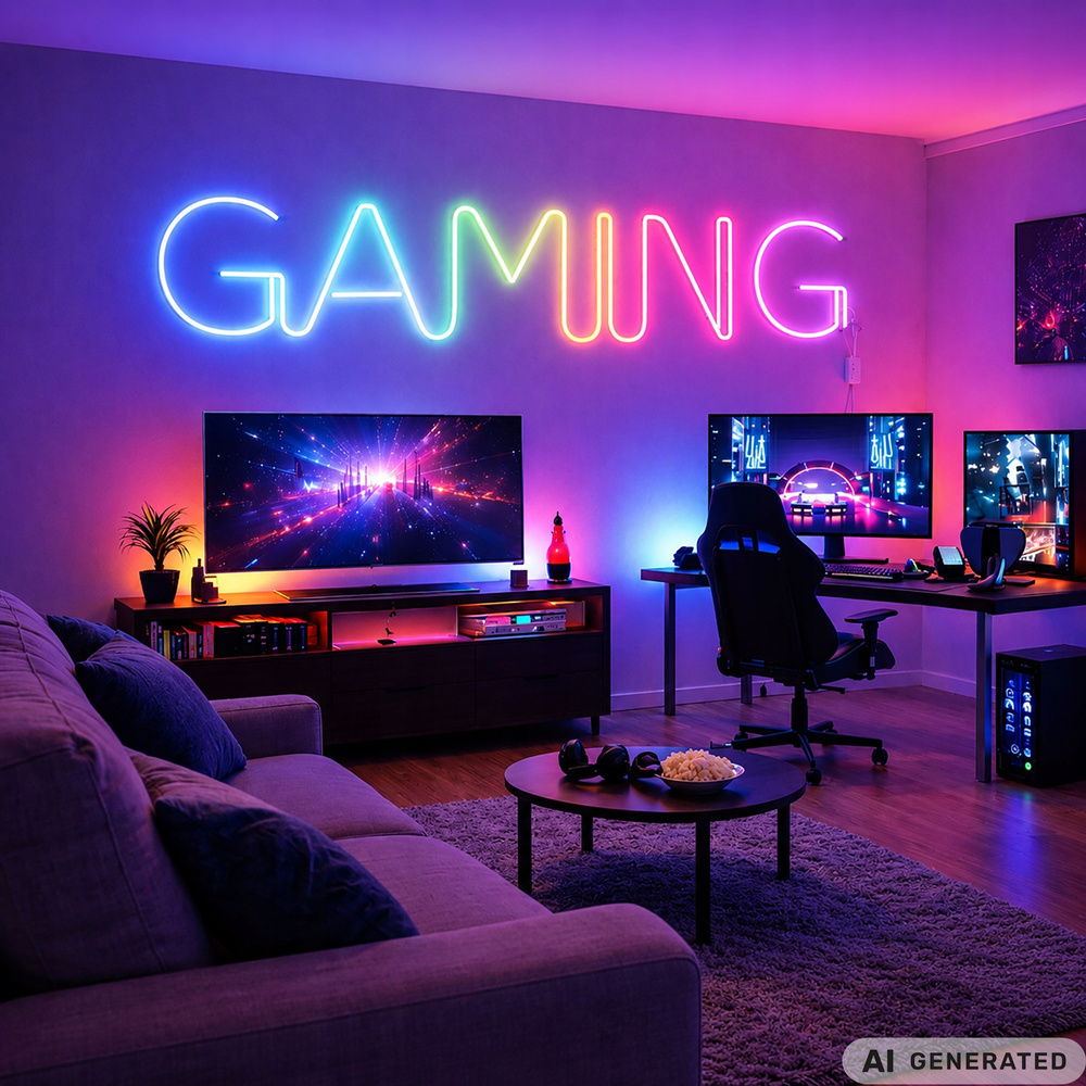 5 m RGB Neon LED -valonauha – Bluetooth, LotusLamp X -sovellus ja kaukosäädin - Image 9
