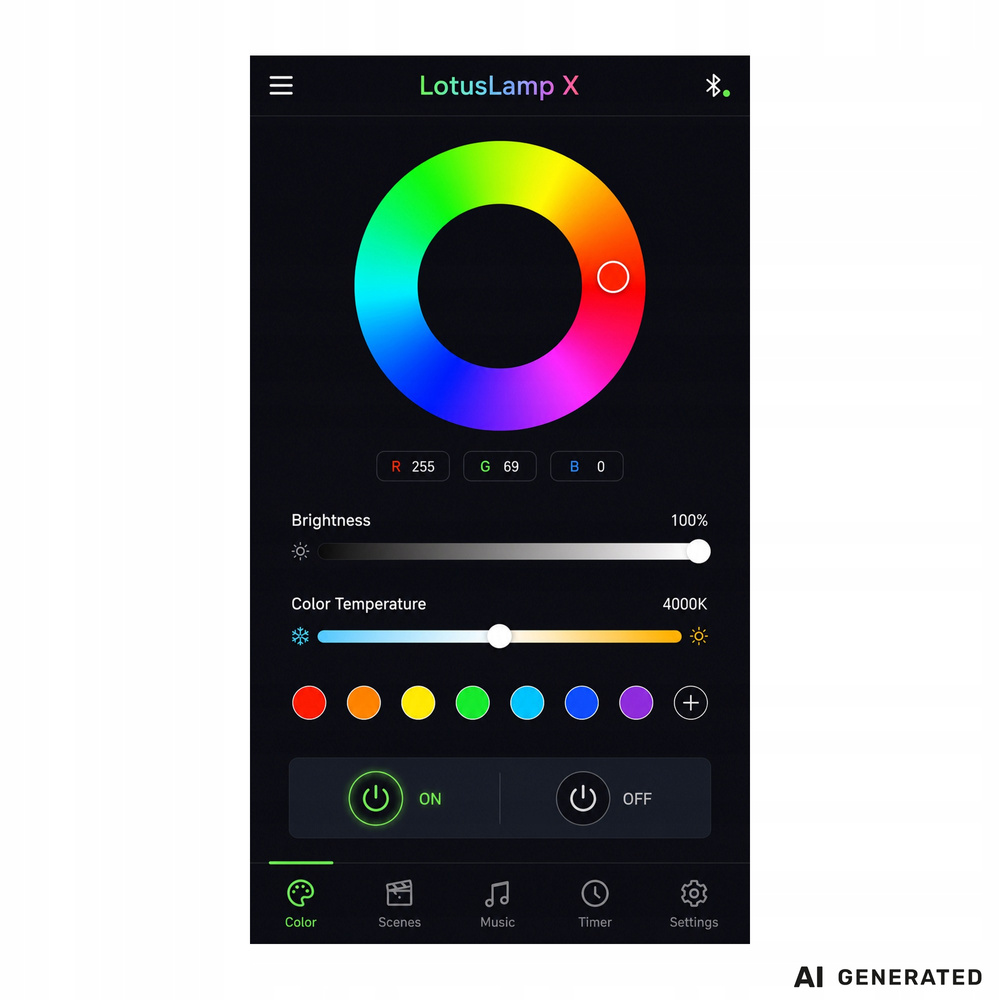 5 m RGB Neon LED -valonauha – Bluetooth, LotusLamp X -sovellus ja kaukosäädin - Image 11