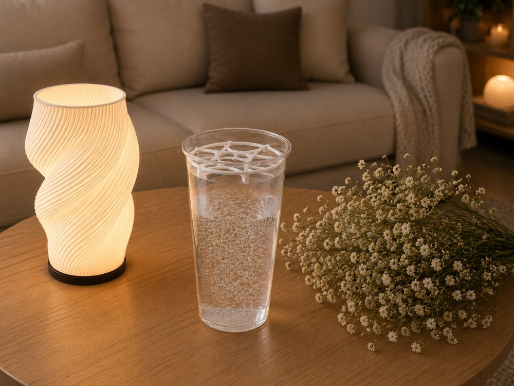2-in-1 RGB LED -pöytävalaisin ja maljakko – kaukosäädin - Image 3