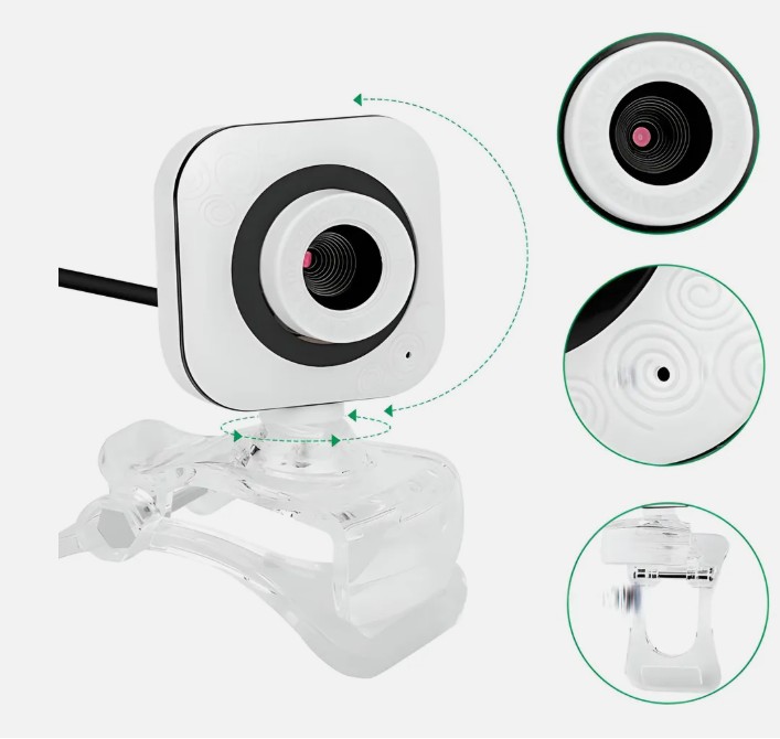 USB-webkamera mikrofonilla – kamera etäopetukseen ja videopuheluihin - Image 3