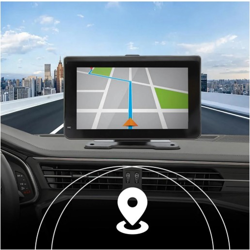 7” autoradion kosketusnäyttö – CarPlay, Android Auto, Bluetooth ja peruutuskamera - Image 3