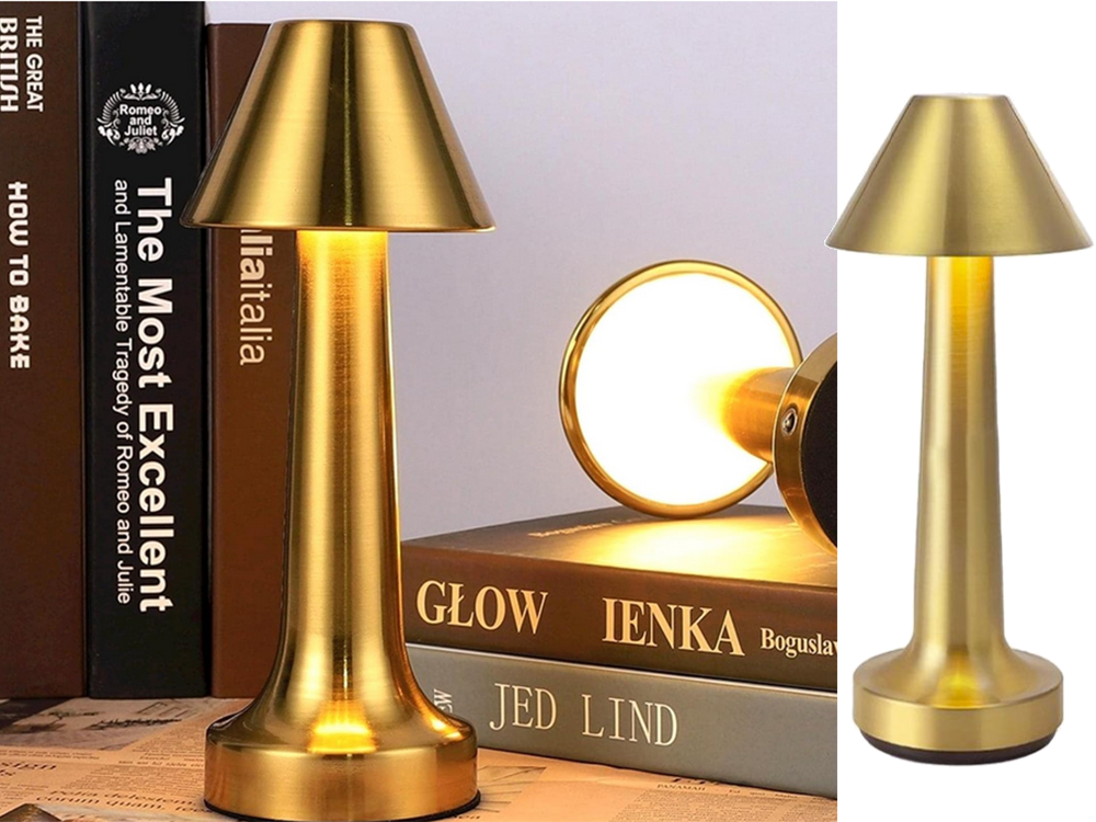 Langaton LED-pöytälamppu kosketus-toiminnolla – 3 valonsävyä - Image 3