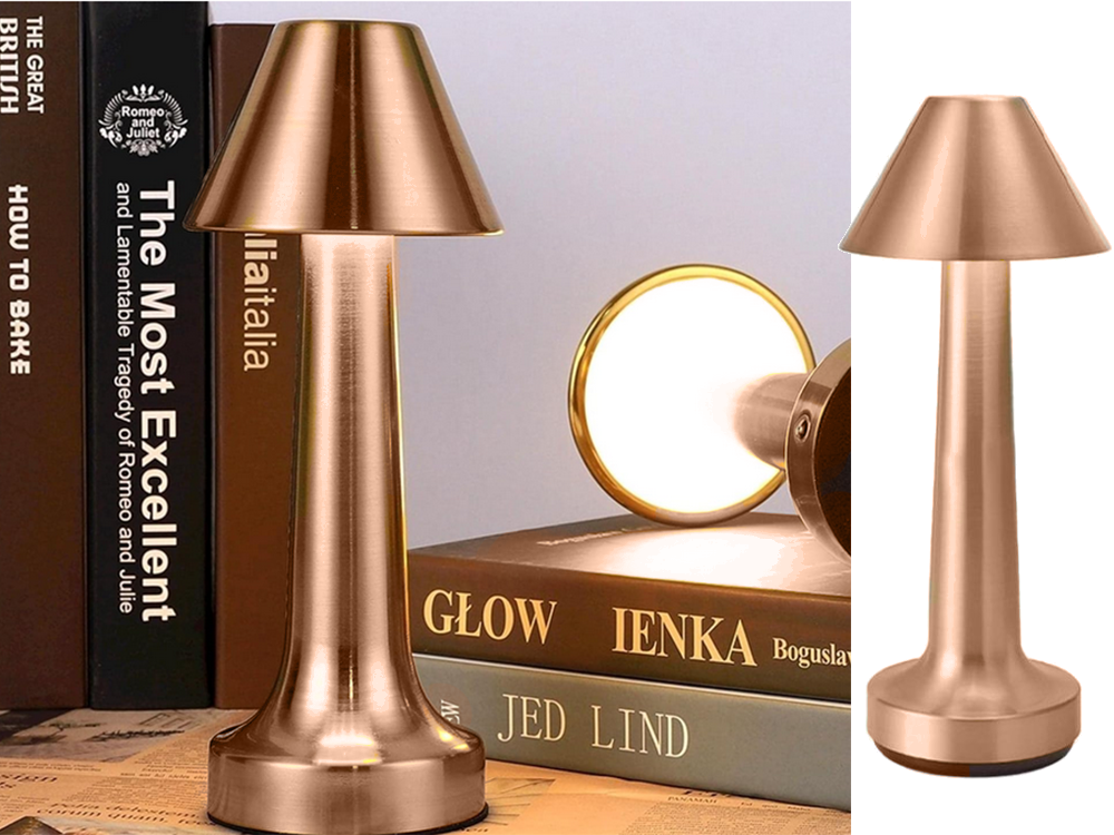 Langaton LED-pöytälamppu kosketus-toiminnolla – 3 valonsävyä - Image 3