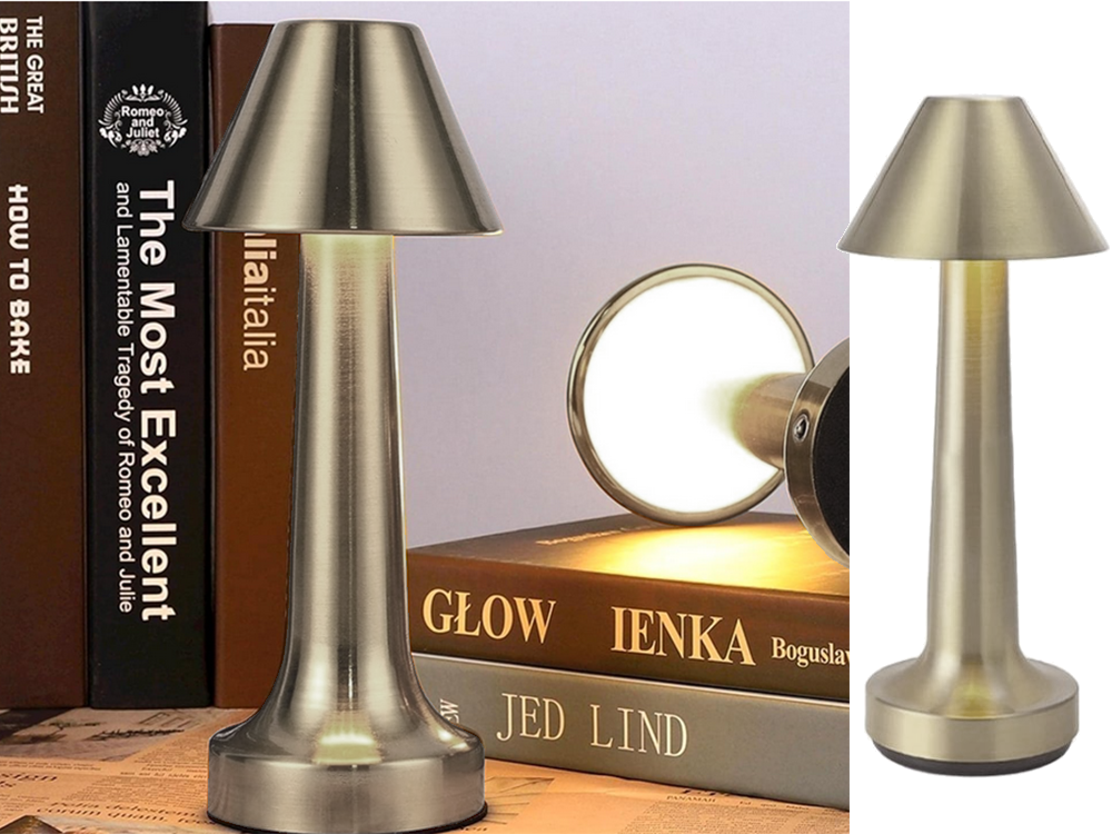 Langaton LED-pöytälamppu kosketus-toiminnolla – 3 valonsävyä - Image 3