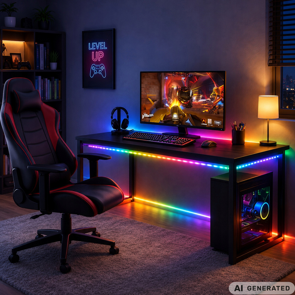 5 m RGB Neon LED -valonauha – Bluetooth, LotusLamp X -sovellus ja kaukosäädin - Image 3