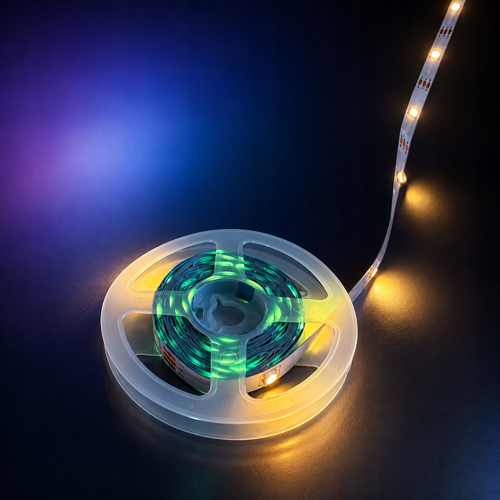 5 m RGB IC LED -valonauha Bluetooth-ohjauksella – USB, sovellus ja kaukosäädin - Image 4