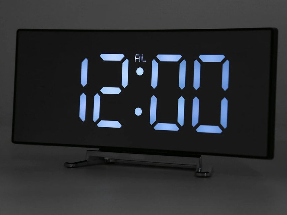 Digitaalinen herätyskello LED-lämpömittarilla ja peilinäytöllä - Image 5