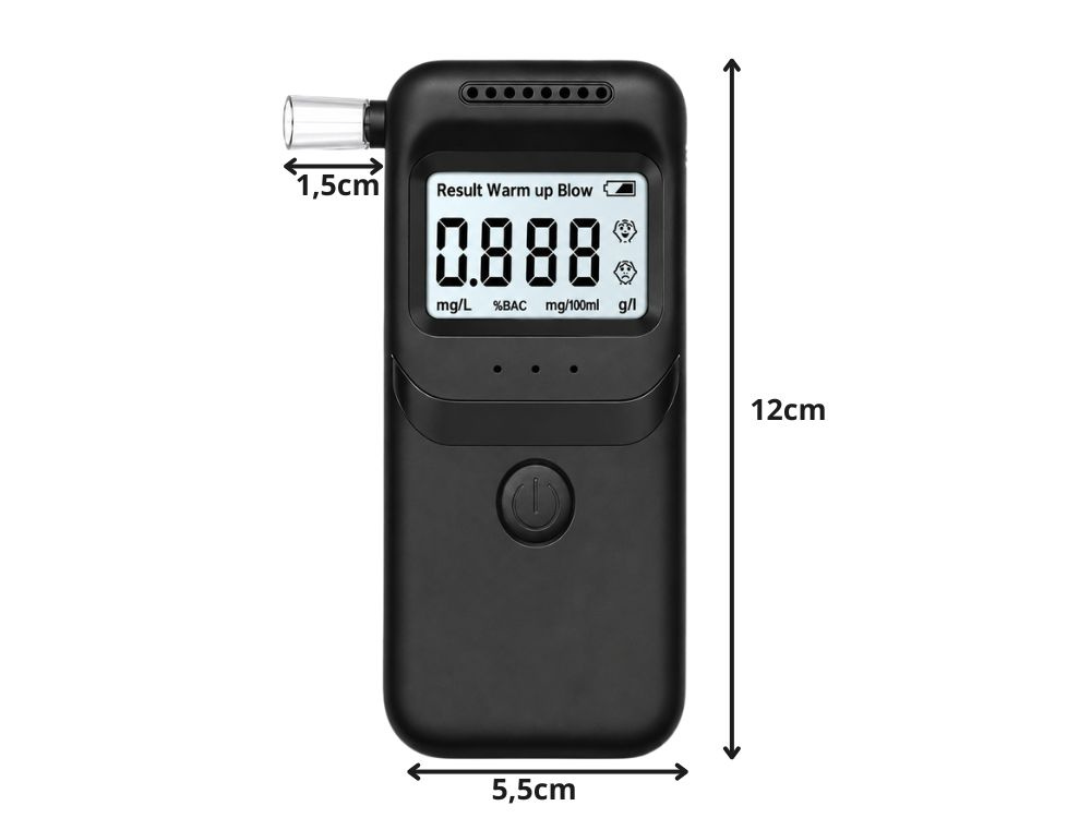 Digitaalinen alkometri LCD-näytöllä - Image 5
