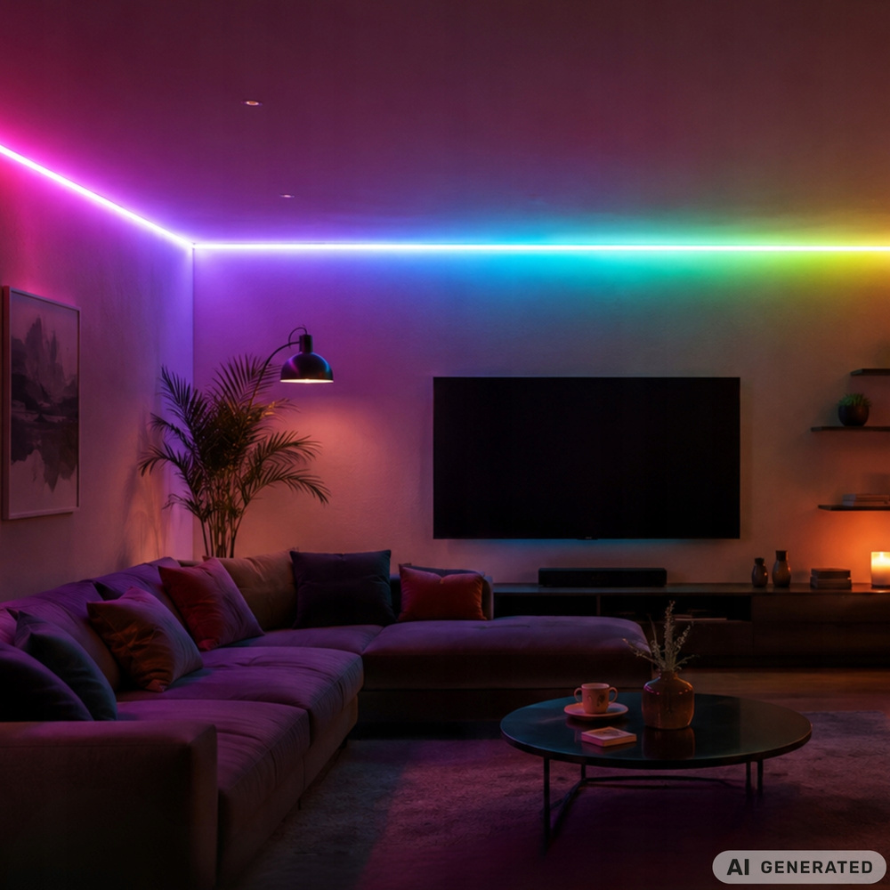 10 m RGB Neon LED -valonauha – Bluetooth, sovellus ja kaukosäädin, USB - Image 5