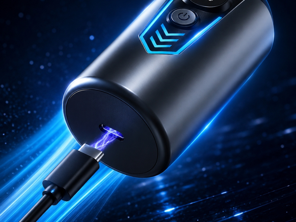 Kompakti USB-C-sähköparranajokone – vedenpitävä - Image 5
