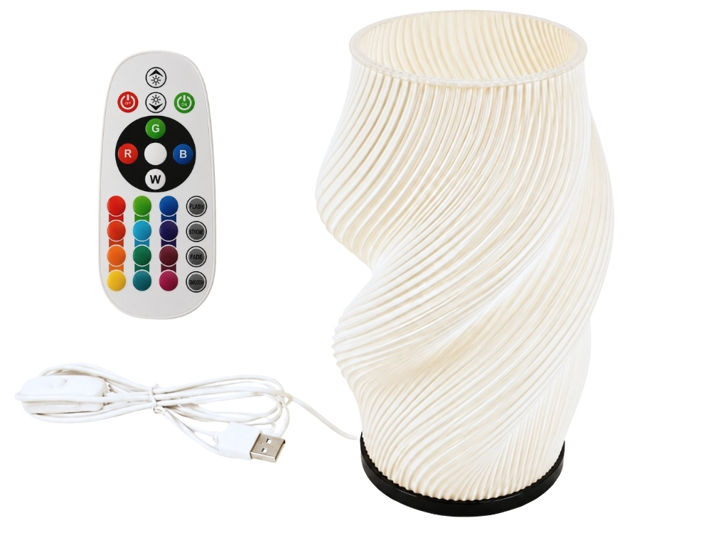 2-in-1 RGB LED -pöytävalaisin ja maljakko – kaukosäädin - Image 7