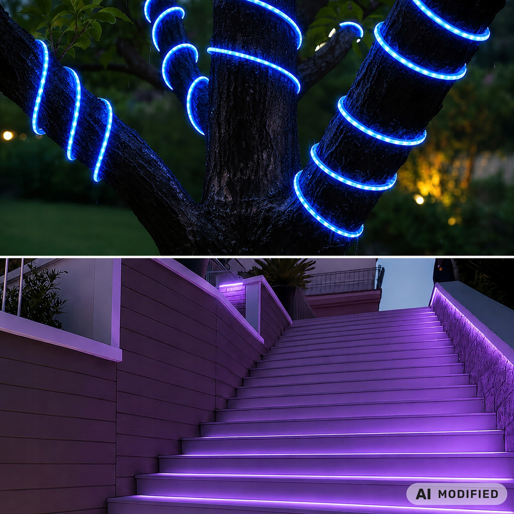 5 m RGB Neon LED -valonauha – Bluetooth, sovellus, kaukosäädin, myös ulkokäyttöön - Image 8