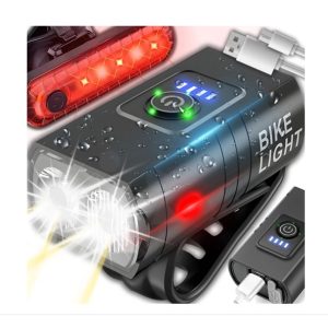 Polkupyörän valosarja 500 lm – USB-ladattava etu- ja takavalo