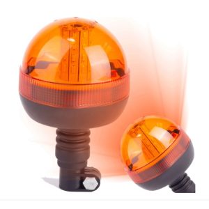 Pyörivä varoitusmajakka 12/24 V – oranssi LED-varoitusvalo