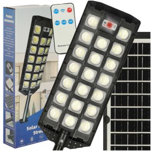 Aurinkokennolla toimiva LED-ulkovalaisin liiketunnistimella – 20 000 lm