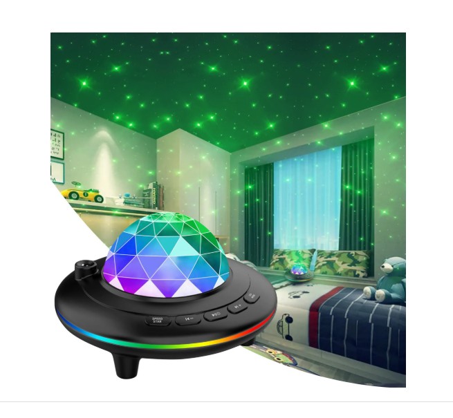 Tähtitaivas-projektori Bluetooth-kaiuttimella – LED-galaksi-projektori / yövalo - Image 3