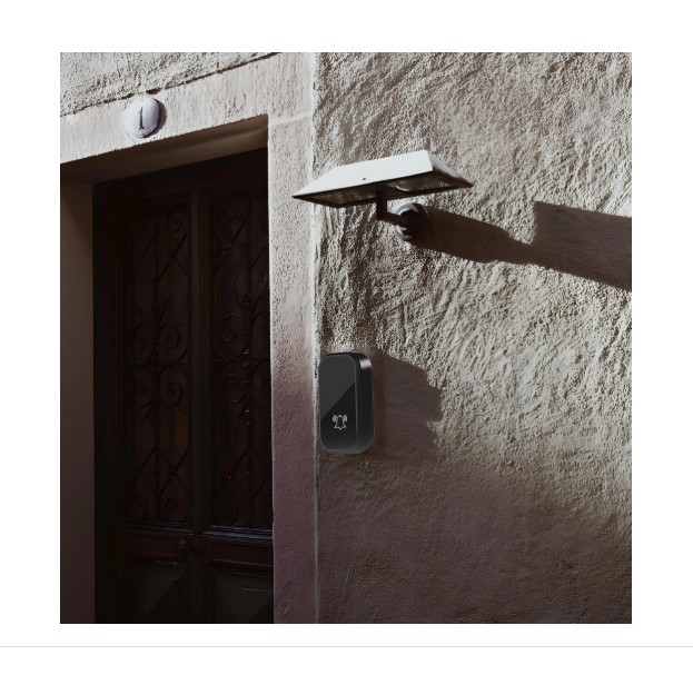 Langaton ovikello – 4-in-1 ovikello, kello, lämpömittari ja kosteusmittari - Image 3