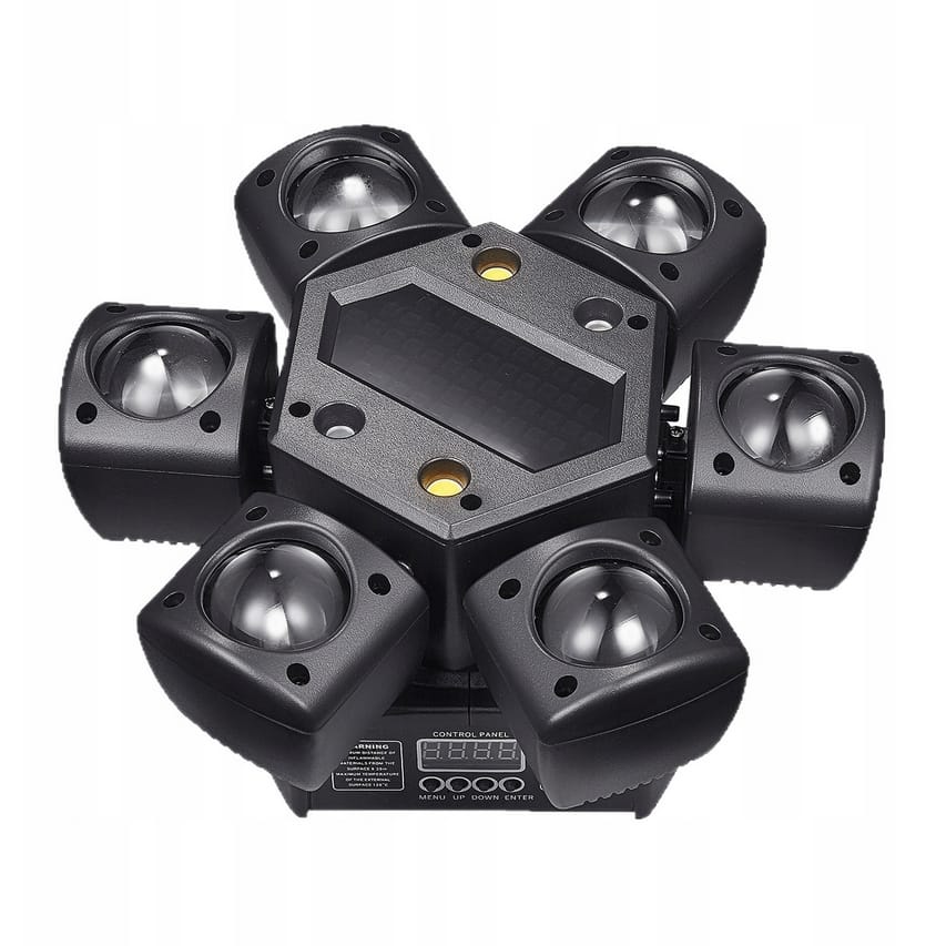 80 W RGBW, LED-laserprojektori, 3D-animaatio, DMX - Image 5