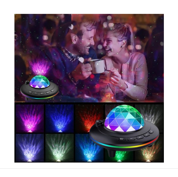 Tähtitaivas-projektori Bluetooth-kaiuttimella – LED-galaksi-projektori / yövalo - Image 5