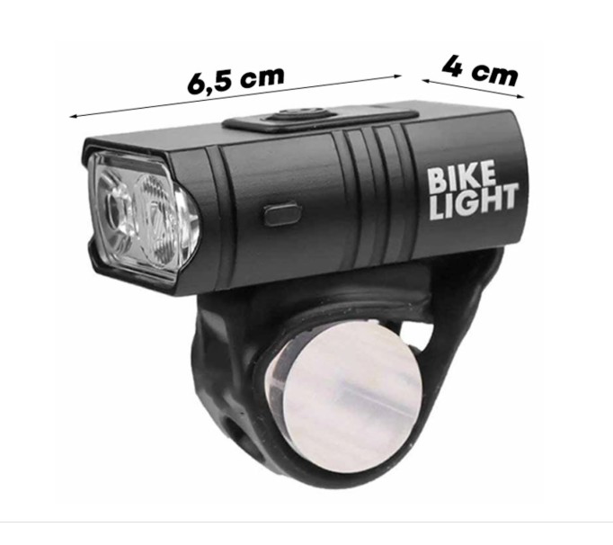 Polkupyörän valosarja 500 lm – USB-ladattava etu- ja takavalo - Image 6