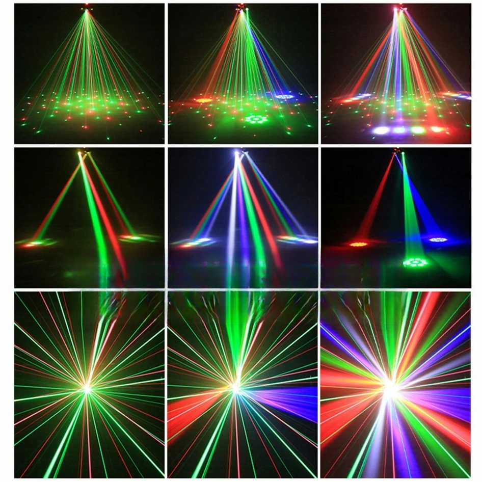 80 W RGBW, LED-laserprojektori, 3D-animaatio, DMX - Image 7
