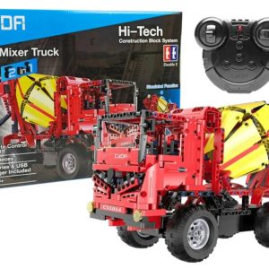 Kauko-ohjattava betoniauto – rakennussarja 815 osaa, 2.4 GHz