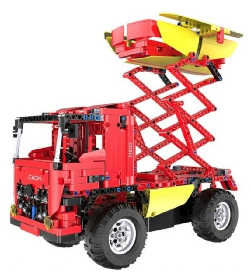 Kauko-ohjattava betoniauto – rakennussarja 815 osaa, 2.4 GHz - Image 3