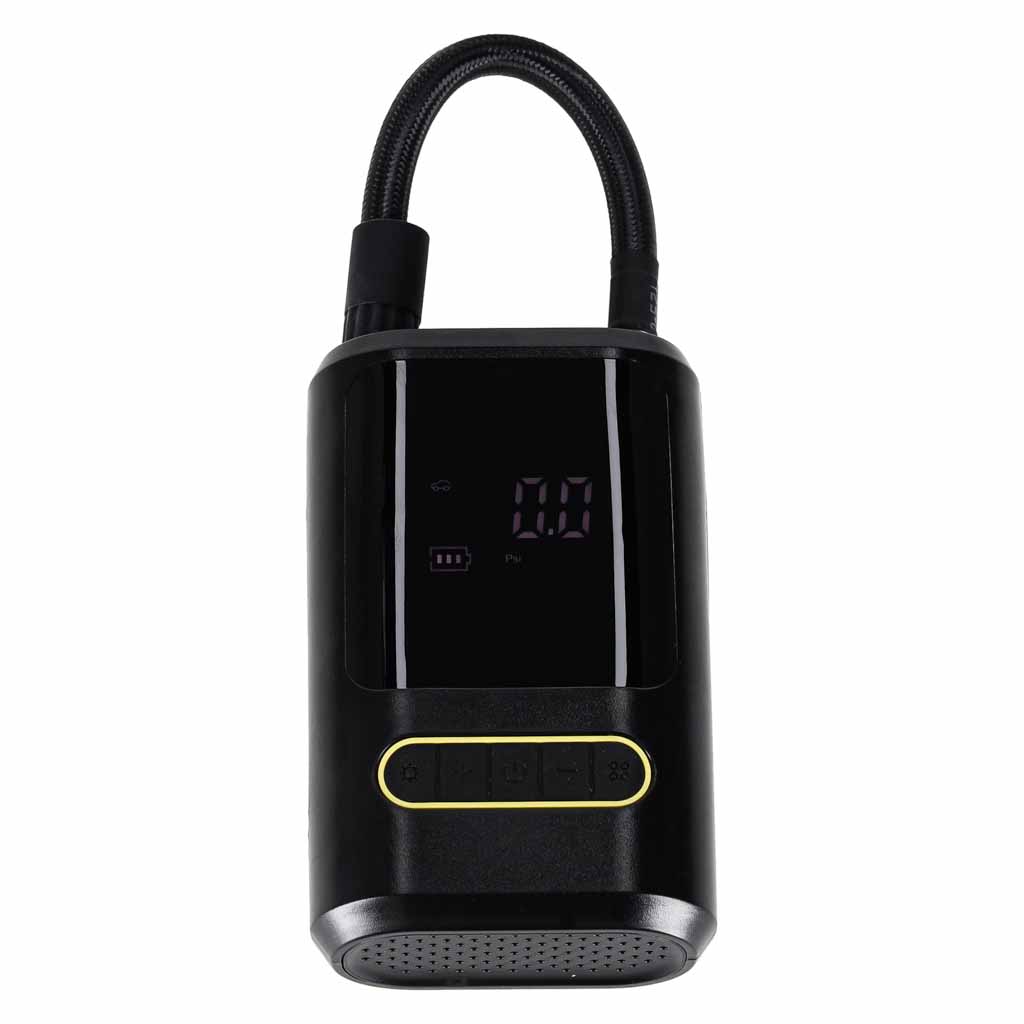 Sähköinen minikompressori ja rengaspumppu – USB-C, varavirtalähde, LED-valo - Image 3