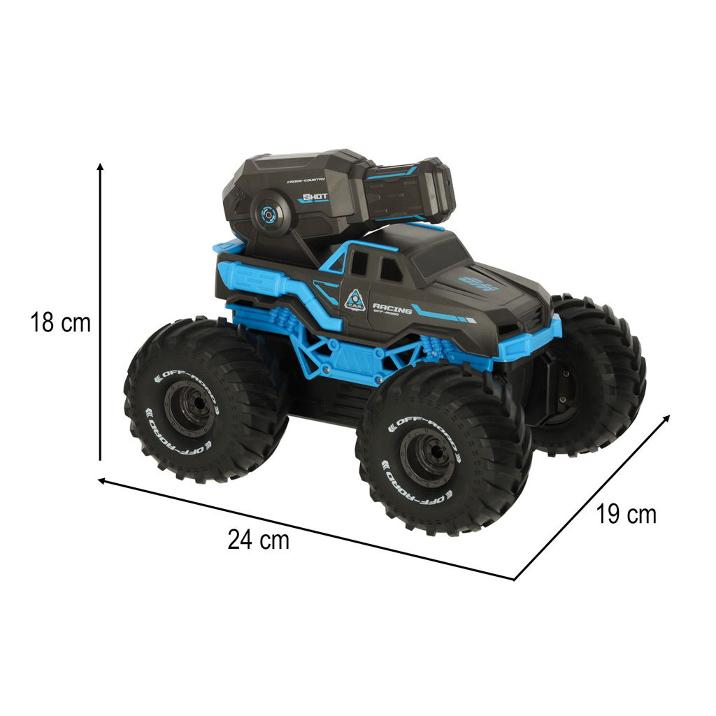 RC-auto vesitykillä – eleohjaus, 2 kaukosäädintä, sininen - Image 6