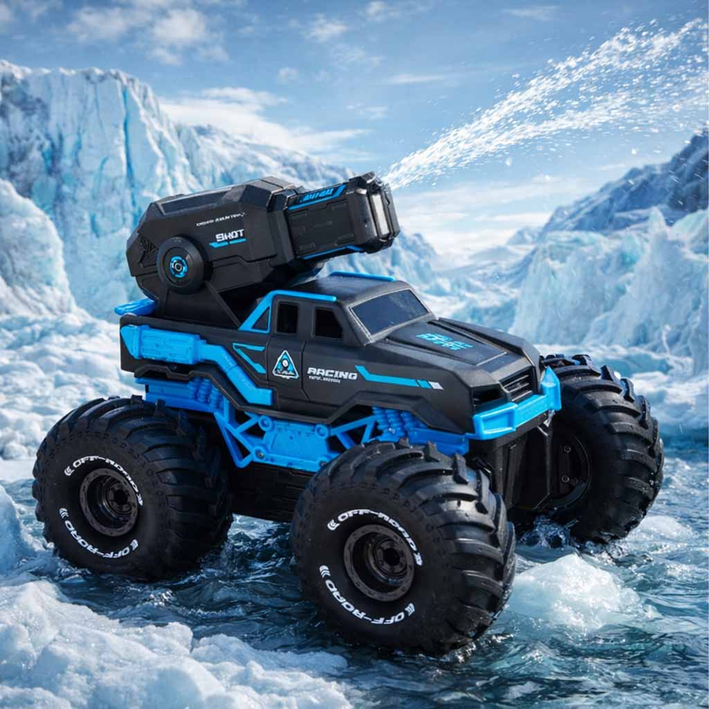 RC-auto vesitykillä – eleohjaus, 2 kaukosäädintä, sininen - Image 7