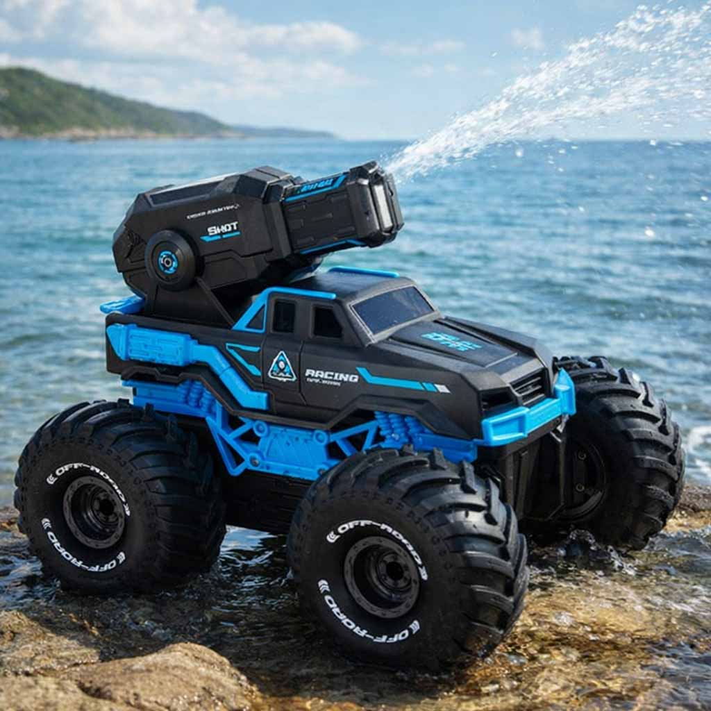 RC-auto vesitykillä – eleohjaus, 2 kaukosäädintä, sininen - Image 8
